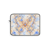 Buttercream Sapphire Blossom Butterfly - Laptop Sleeve