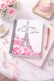 Spiral Notebook - Dreams Come True - Paris Dreams - Pink