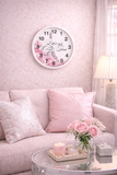 Wall Clock - Dreams Come True - Paris Dreams - Pink
