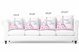 Dreams Come True - Paris Dreams Pink - Square Pillow