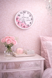 Wall Clock - Dreams Come True - Paris Dreams - Pink