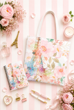 Paris Pink Watercolor - Spiral Notebook