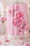Shower Curtains - Rosabella Bloom - Pink
