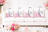Dreams Come True - Paris Dreams Pink - Square Pillow
