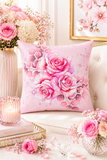 Square Pillow - Rosabella Bloom - Pink
