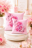 Square Pillow - Rosabella Bloom - Pink