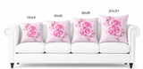 Square Pillow - Rosabella Bloom - Pink