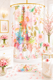 Paris Pink Watercolor - Bath Mat