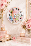Paris Pink Watercolor - Wall Clock