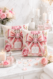 Rosabella Diamond Blush - Square Pillow