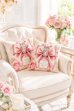 Rosabella Diamond Blush - Square Pillow