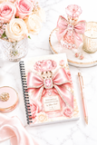 Rosabella Diamond Blush - Spiral Notebook