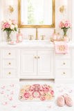Rosabella Diamond Blush - Bath Mat