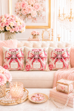 Rosabella Diamond Blush - Square Pillow