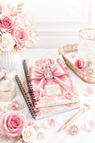 Rosabella Diamond Blush - Spiral Notebook