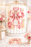 Rosabella Diamond Blush - Shower Curtains