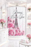 Dreams Come True - Paris Dreams Pink - Shower Curtains