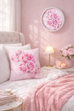 Wall Clock - Rosabella Bloom - Pink