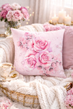 Square Pillow - Rosabella Bloom - Pink