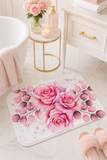 Bath Mat - Rosabella Bloom - White