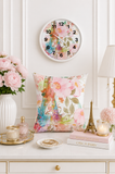 Paris Pink Watercolor - Square Pillow