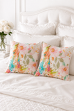 Paris Pink Watercolor - Square Pillow