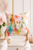 Paris Pink Watercolor - Square Pillow