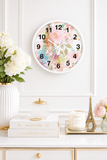 Paris Pink Watercolor - Wall Clock