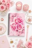 Spiral Notebook (Small) - Rosabella Bloom - Pink