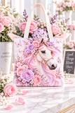 Blushing Lavender Equestrian Horse - Tote Bag