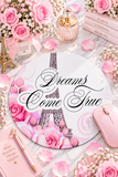 Dreams Come True - Paris Dreams - Pink - Mouse Pad
