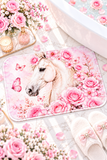Blushing Rose Equestrian Horse - Bath Mat