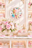 Paris Pink Watercolor - Wall Clock