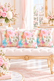 Paris Pink Watercolor - Square Pillow