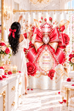 Ruby Diamond Roses Perfume Bottle - Shower Curtains