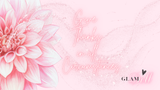 Give Thanks in All Circumstances – Pink Floral Glitter - Christian Desktop Wallpaper - Digital Download