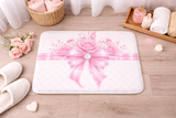 Pink Couture Diamond Bow - Shower Curtains