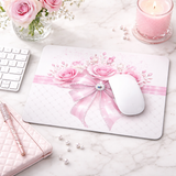 Pink Couture Diamond Bow - Mouse Pad