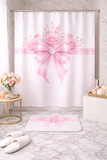Pink Couture Diamond Bow - Shower Curtains
