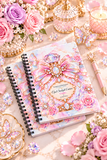 Opal Starlight Couture Perfume Bottle | Enchanted Birthstone Collection | October - Spiral Notebook