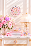 Opal Starlight Couture Perfume Bottle | Enchanted Birthstone Collection | October - Wall Clock