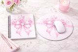 Pink Couture Diamond Bow - Mouse Pad