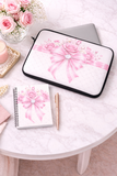 Pink Couture Diamond Bow - Laptop Sleeve