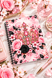Blush Onyx Crown Royale - Spiral Notebook