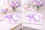 Purple Couture Diamond Bow - Mouse Pad