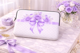 Purple Couture Diamond Bow - Laptop Sleeve