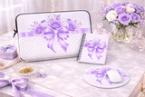 Purple Couture Diamond Bow - Laptop Sleeve