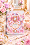 Opal Starlight Couture Perfume Bottle | Enchanted Birthstone Collection | October - Spiral Notebook