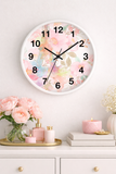 Paris Pink Watercolor - Wall Clock