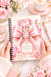 Rosabella Diamond Blush - Spiral Notebook